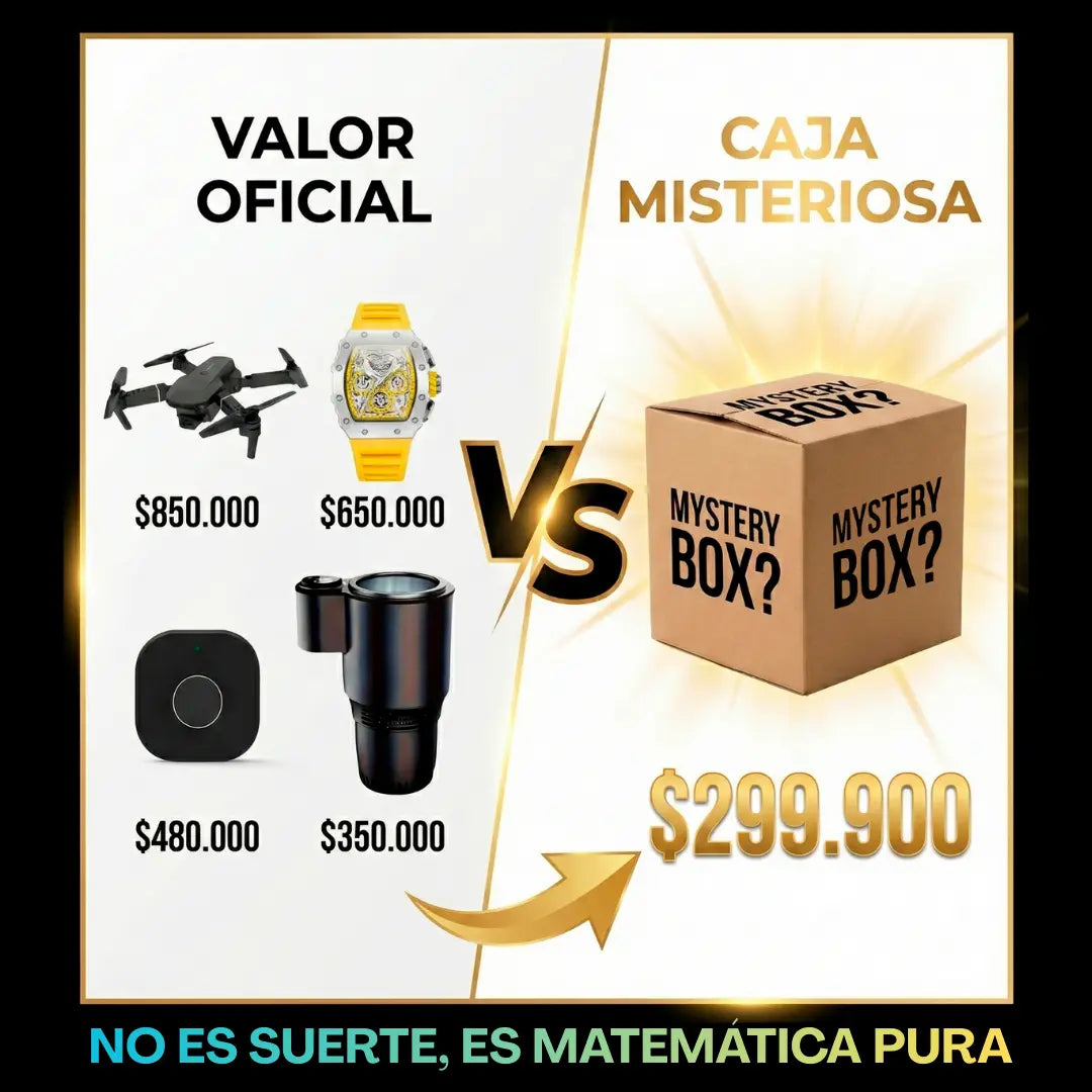 Caja Misteriosa™ – Tecnología premium sin pagar precios premium