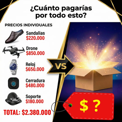 Caja Misteriosa™ – Productos premium que todo hombre necesita sin pagar precios inflados
